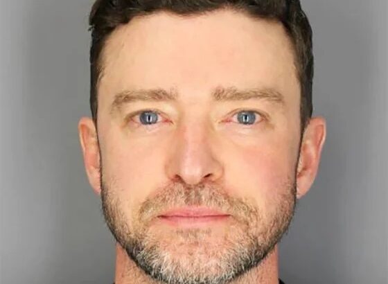 Justin Timberlake mugshot